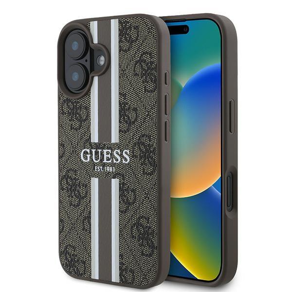Etui do iPhone 16 Plus Guess Hardcase 4G MagSafe Brown