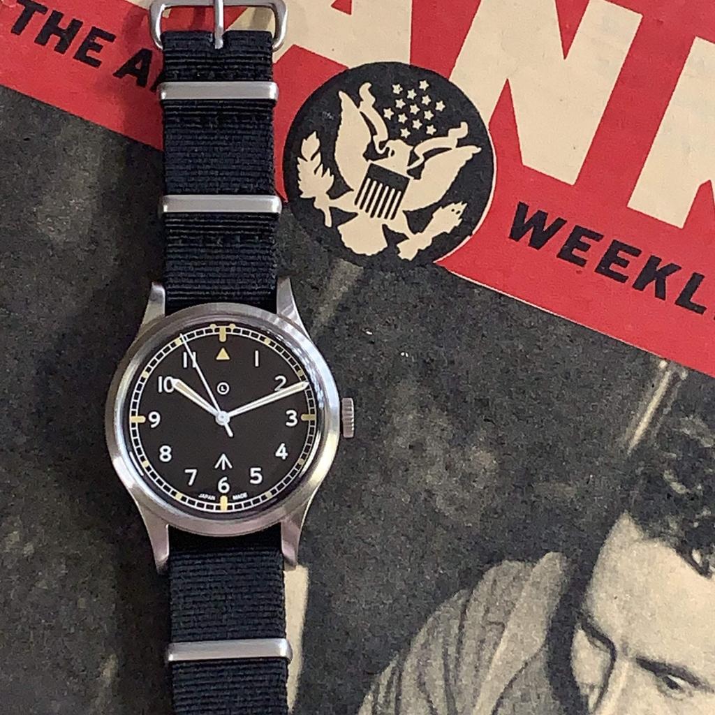 Watch Military Watch NAVAL MILITARY WATCH Automatic ROYAL Army W10 TYPE [Naval Co.] MIL.-06 SV/BK