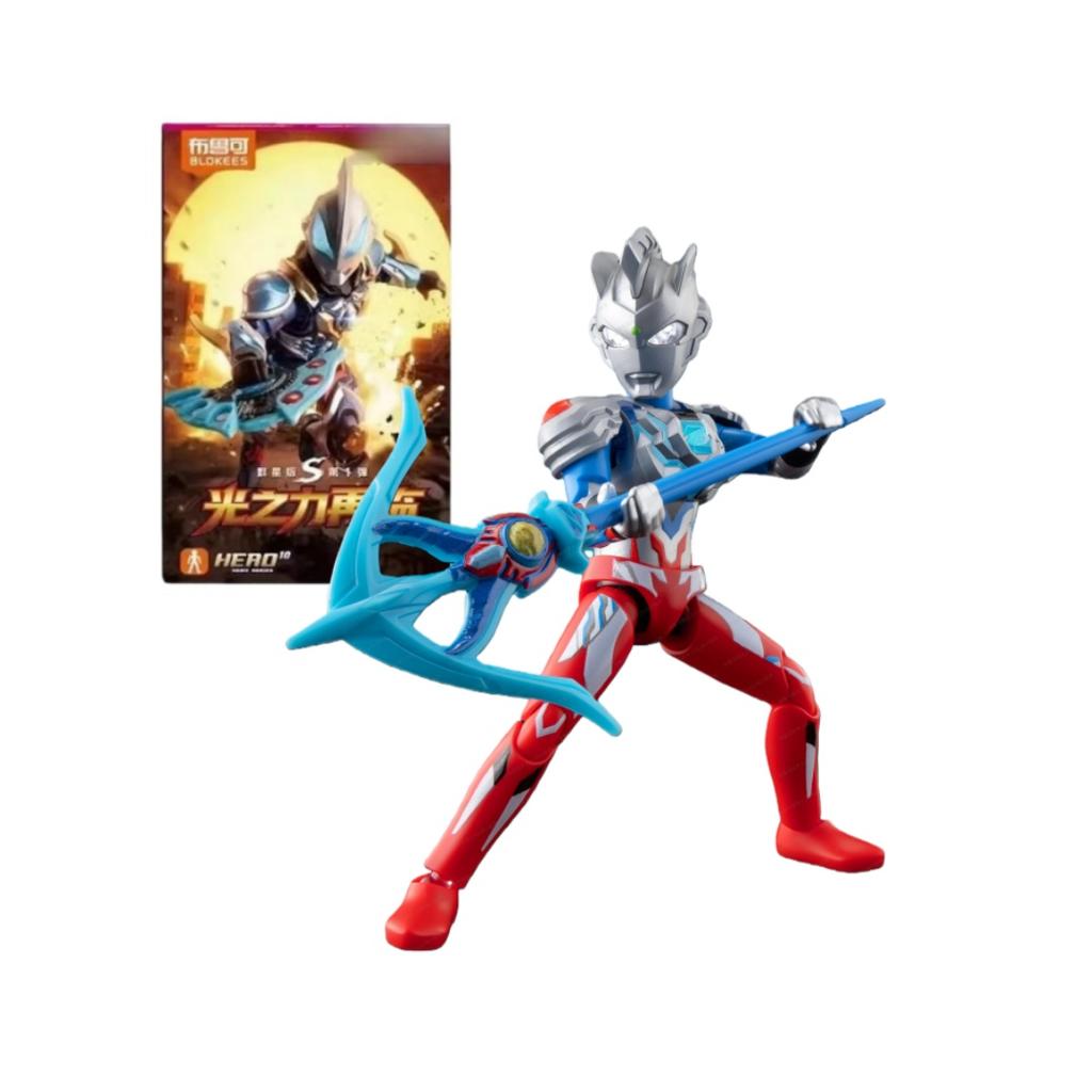 Конструктор Blokees Ultraman Звездная Версия S Волна 1 Оригинальный Геед Тига Собранная Фигурка-Игрушка В Наличии