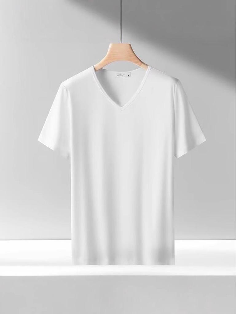 Мужская прохладная и дышащая летняя майка с V-образным вырезом