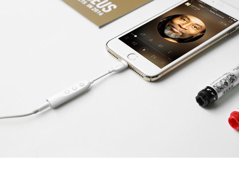Адаптер для наушников Apple Lightning на 3,5 мм Аудиоконвертер для прямых трансляций и голосовых вызовов