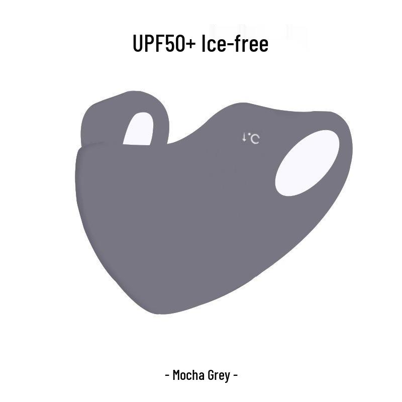 Маска для лица из ледяного шелка с гиалуроновой кислотой и защитой от ультрафиолета