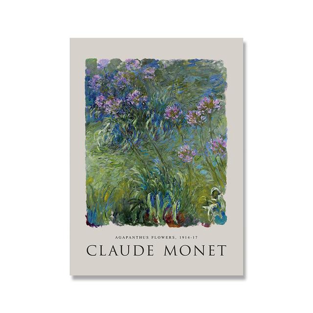 Famous Van Gogh Artist Starry Sky Oil Painting Sunflower Exhibition Poster Flower Natural Wall Art Canvas Painting Home Decor No Frame