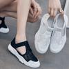 2025 Summer Mesh Shoes Women Sandals Flat Non-slip Brand Ladies Sandals Black White Green Plus Size 41