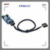 Адаптер USB 1-to-2 для материнской платы, интерфейс USB 2.0 9-контактный на двойной 9-контактный