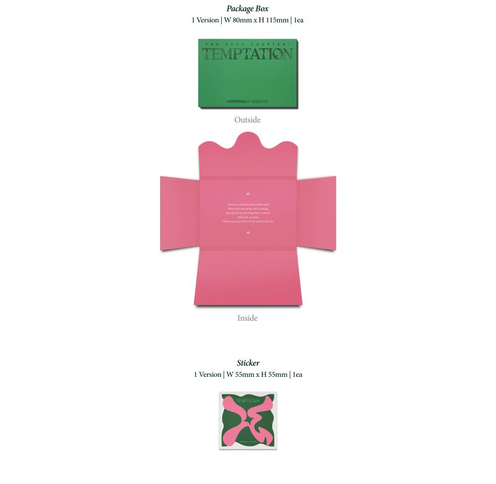 TXT Глава имени : Версия альбома Temptation Weverse