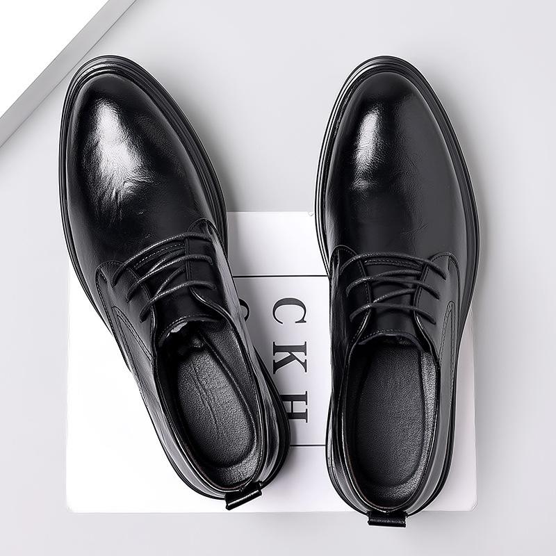 Кожаные туфли Wenzhou мужские 2025 весна новые деловые кожаные туфли ручной работы мужские туфли в британском стиле свадебные туфли для жениха