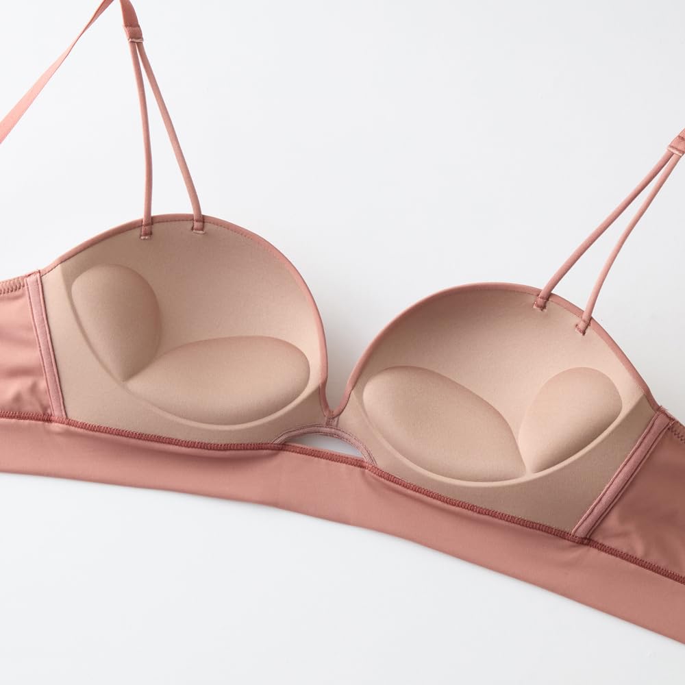 Женский бесшовный бюстгальтер без косточек Adidas AP0155 Back Brilliant M, влагоотводящий, быстросохнущий, чашка пуш-ап, застежка на крючках, коричневый,