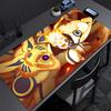 Mouse Pad Office Naruto Uzumaki Computer Keyboard Pad Carpet Large Gaming Accessories Edge White Mousepad PC Game Desk Mat Table