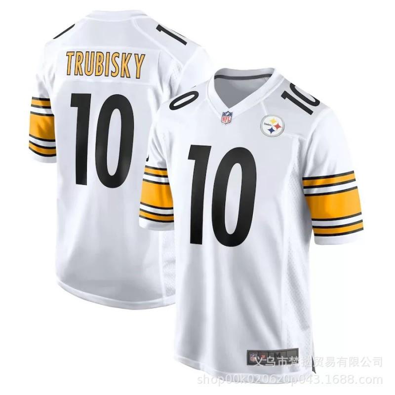 Pittsburgh Steelers NFL Football Jersey T-Shirt Men Women Short Sleeve Cotton V-Neck Team Sports Apparel
