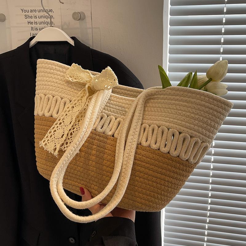 Пляжные сумки большой вместимости Модные и универсальные сумки для поездок на работу Портативные модные сумки через плечо из ниши