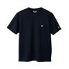 Short UV Rubber Crew XL T-shirt, Sleeve, Quick-drying, Protection, Opaque, One-point Logo, Print, Neck, C8-TS310, Men's, Black,