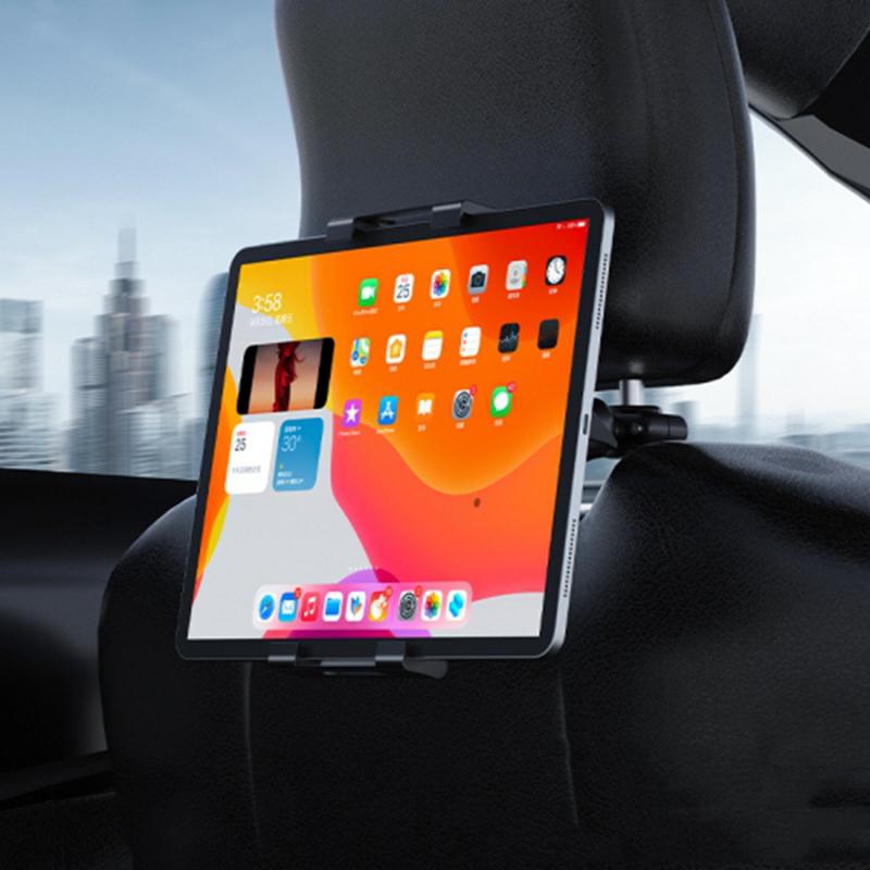 Car Seat Back Plastic Phone Holder Rotating Car Headrest Tablet Mount Compatible with 4.7-11 inch Cellphone,Tablets