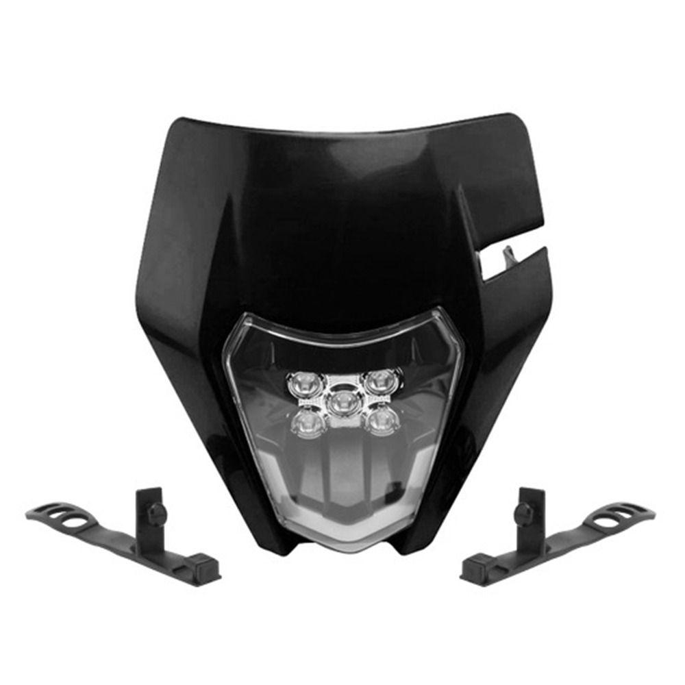 For KTM Motorcycle Headlight Plate 12V/5A Motocross Enduro Mask Motocross Headlamp Outdoor