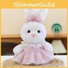Pink Bunny Plush Toy For Couples Gift Soft Animal Doll For Kids And Adults