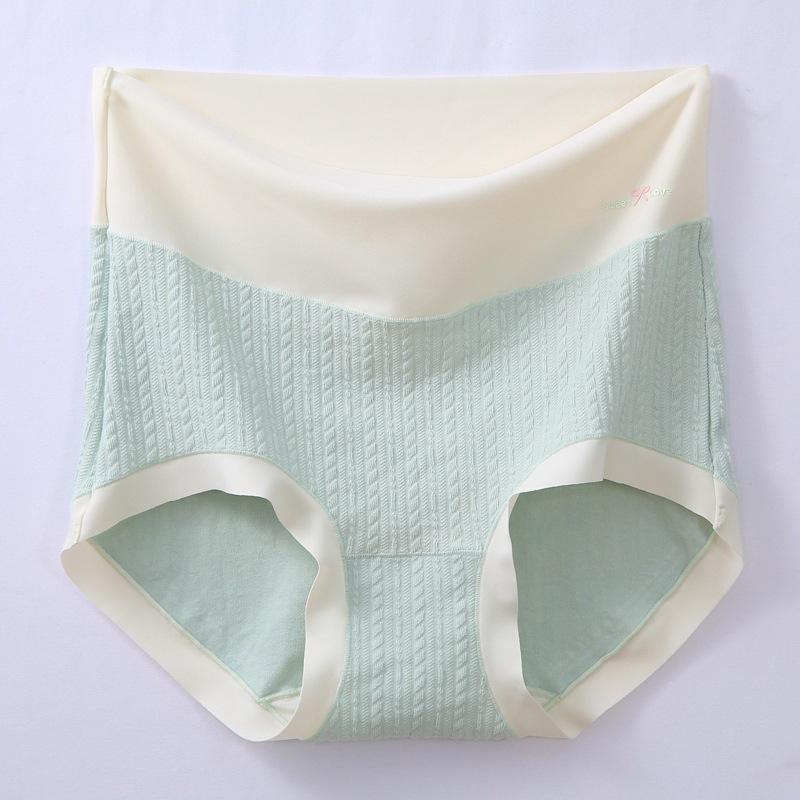 Cotton Underwear High Waist Women's Large Size Autumn 5A Antibacterial Crotch Briefs Belly Lift Hip Underwear