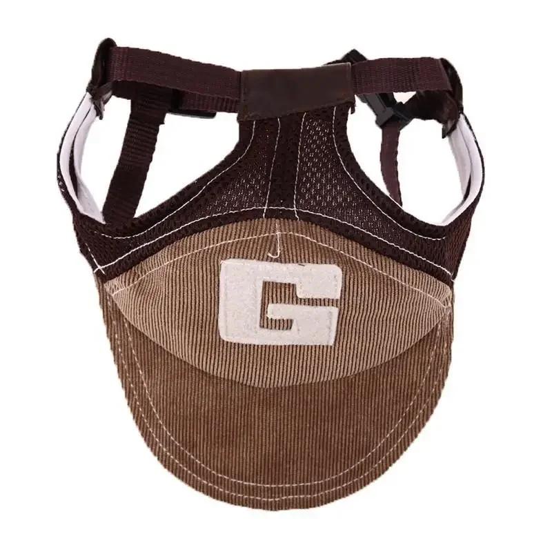 Модные простые дышащие бейсболки для собак, дорожные, для собак, спортивные, солнцезащитные шляпы, товары для животных, аксессуары, креативные подарки, декор