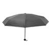 Small 5 Folding Umbrella Pocket Capsule Umbrella Black Umbrella for Rain Shine Dual Use