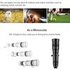 Single Tube Telescope 36X Phone Telephoto Lens with Small Tripod for Bird Watching Camping