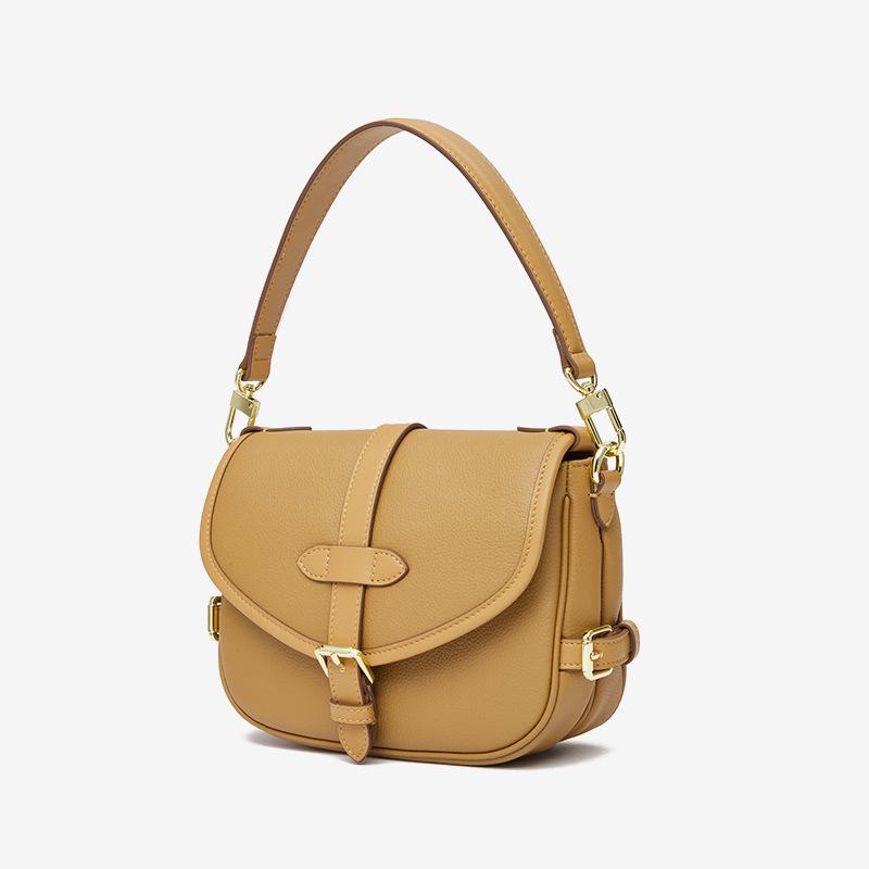 Сумка-седло из коровьей кожи Niche: Ретро-модная маленькая квадратная сумка-мессенджер через плечо