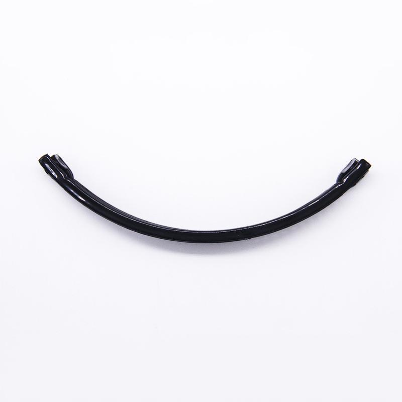Hair Wave Clip Hairpin Shape Plain Comb Clip Ponytail Holder Black/White Korea Bangs Comb Banana Unique