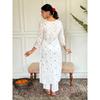 White Salwar Kameez Kurti Indian Pakistani Top Tunic Party Wear Bollywood Dress SC-2273
