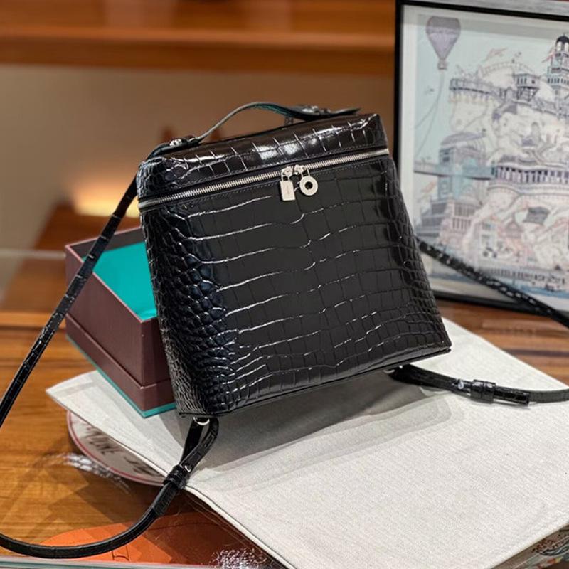 Кожаная сумка кроссбоди на двойном плече, Кожаная сумка-коробка, Сумка для ланча. Модная, Универсальная, Элегантная и Простая Сумка для Женщин