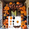 82 Halloween Balloon Sets, Black and Orange Balloons, Used for Halloween Decoration for Anniversaries, Graduations, Birthdays