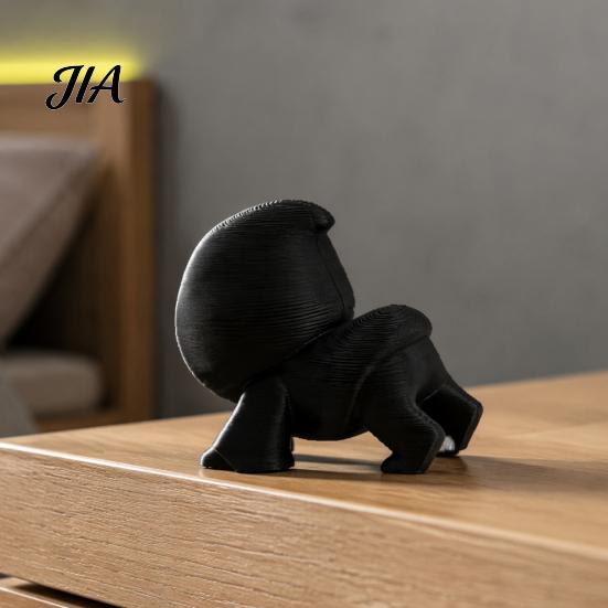 Yoga Stretching Grim Reaper 3D Printed Figurine, Humorous Skeleton Statue, Cute Dark Style Statue Gothic Desk Decor, Funny Collectible for Office Home