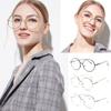 Fashion Round Glasses Women Men Metal Vintage Glasses Oversized Glasses Optical Eyeglass Frame Spectacles Eyeglasses