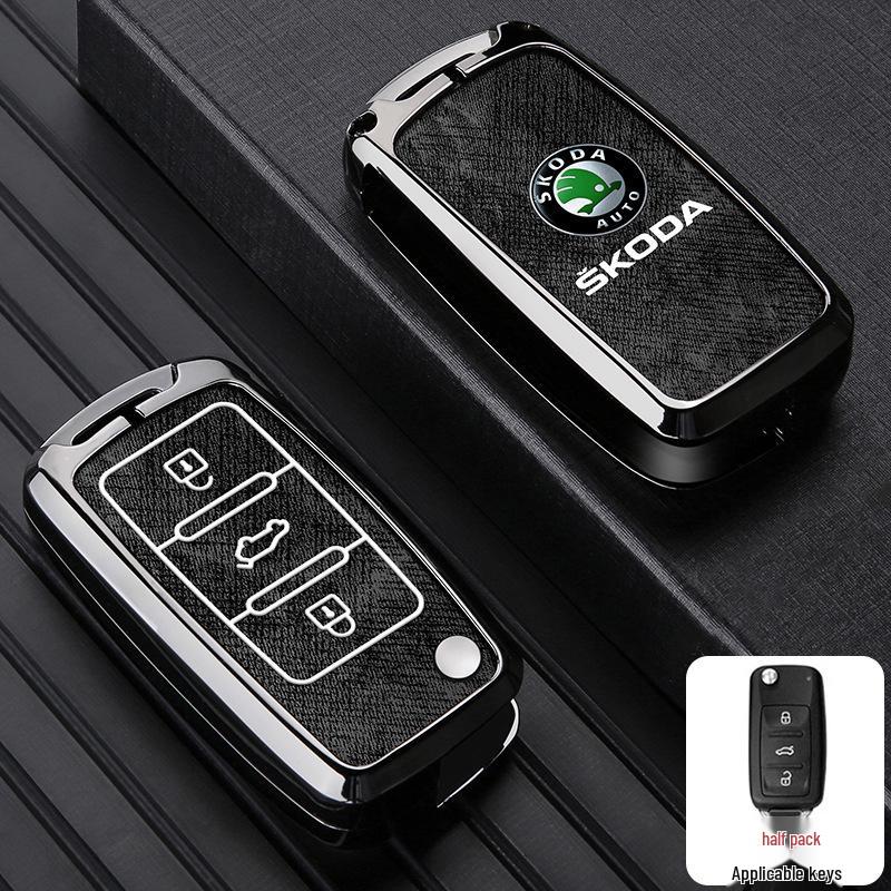 Чехол для ключа Skoda для моделей Octavia, Superb, Kamiq, Scala, Karoq, Yeti