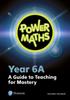Книга Power Maths Year 6 Teacher Guide 6A
