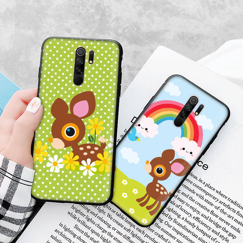 Black Case for Xiaomi Redmi 13C Note 9 iPhone XR 7 8 14 15 11 12 13 X XS Pro Max Samsung A25 S23 S24 FE Ultra Plus Deery Lou