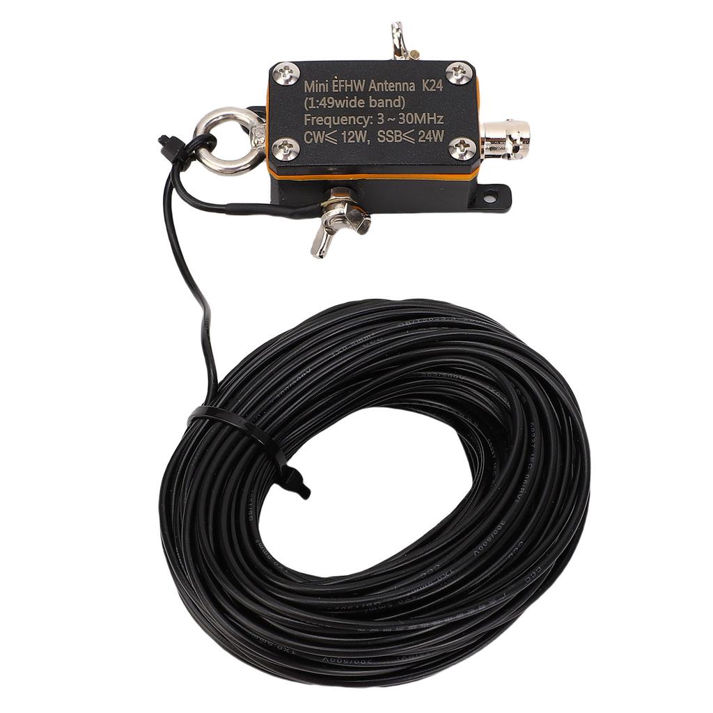 Коротковолновые антенны 1:49 Балун 3 30 МГц EFHW Карманная КВ Антенна с Концевым Питанием для Радио с Тканевым Чехлом