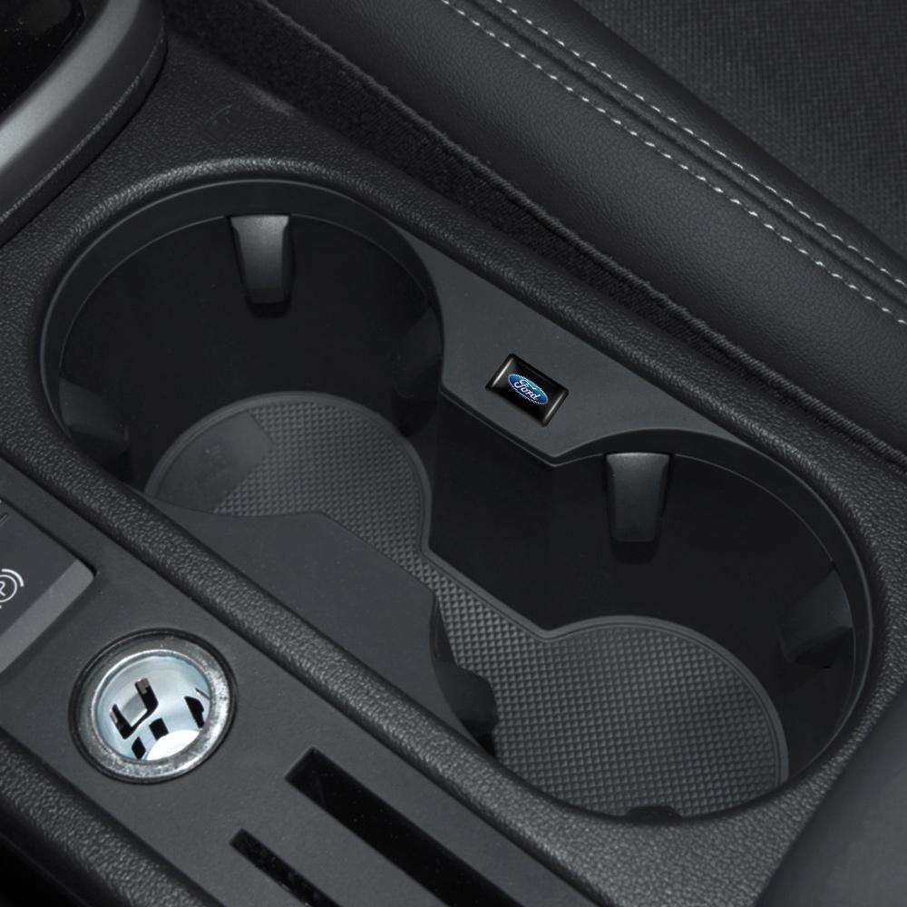 AAAMI1 Car Styling 3D Epoxy Car Steering Wheel Dashboard Decoration Stickers For Ford Fiesta Mondeo Fusion Explorer Escape Shelby Edge