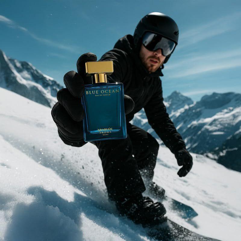 Arabian Aroma Blue Ocean Eau de Parfum – Long Lasting– Mens Perfumes Long Lasting – 50ml