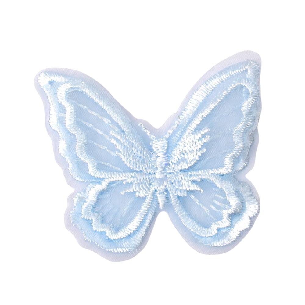 20 шт. бабочка из шифона Dreamy 6 см швейные ремесла украшения дизайн одежды материалы
