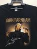 Винтажная футболка John Farnham АВСТРАЛИЙСКИЙ тур Черная Мужская Унисекс S-5XL E1346 Унисекс Футболка