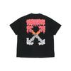Off-White Черные мужские топы с красным маркером OMAA038S21JER0021025