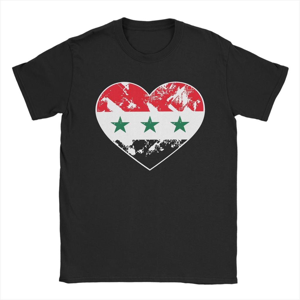 Funny Iraq Flag World Football TShirts Unisex Unisex Crew Neck Cotton T Shirts Short Sleeve Tees Plus Size Tops