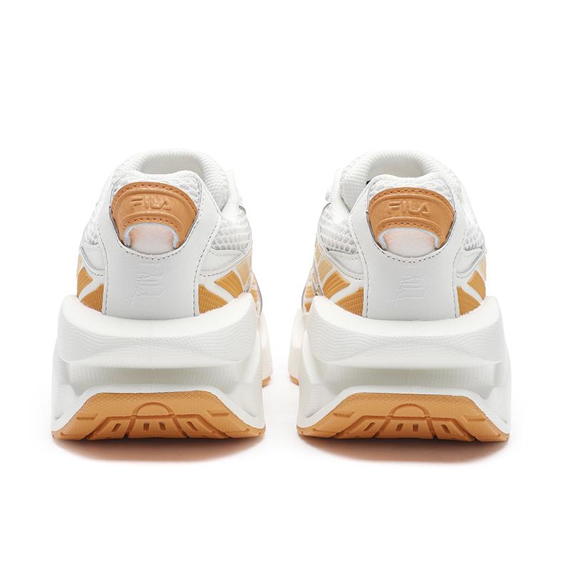 Fila Космические Удобные Классические Универсальные Низкие Кроссовки для Повседневной Носки Женские кроссовки Белый Желтый F12W533129FMI