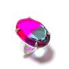 Bi-Color Tourmaline 925 Sterling Silver Jewelry Ring Size 6.5 k8U63