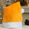 Шапка Санты с белым плюшевым шариком, рождественский праздничный костюм, мягкая бархатная рождественская шапка для рождественских вечеринок, семейных посиделок