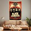 Rock Music Band Background Cloth Black Metal Sabaths Tapestry Bedroom Or Home Decoration Birthday Gift Sofa Blanket