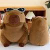Simulation Capybara Plush Doll Cartoon Capibara Fluffty Doll Cute Capybara Plush Toy  Home Decor