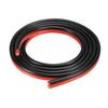 Uxcell Silicone Resin Parallel 14AWG 14 Red and Twisted Standard Flexible Tin Plated LED Lamp Ribbon Extension Cable for Internal Wiring In Cars Wire,