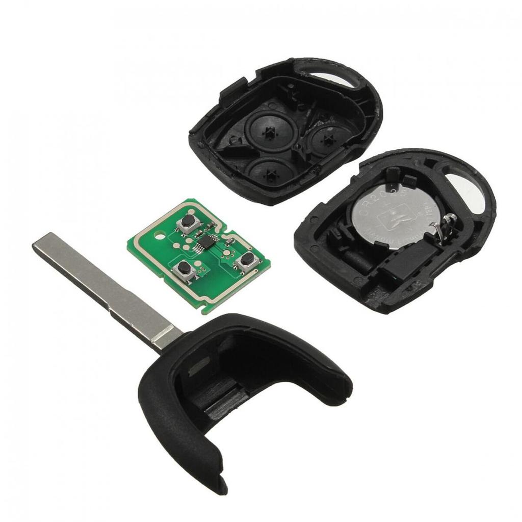 Умный дистанционный брелок с 3 кнопками, 433 МГц, необрезанный, с чипом 4D63, подходит для Ford Focus/Mondeo/Fiesta/Galaxy/S Max 2004-2011