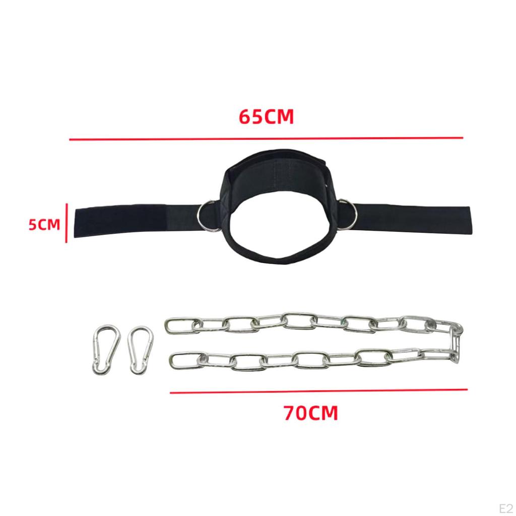 Head Harness Neck Trainer Strength Training Strap Exerciser for Weight Lifting Muscle