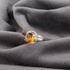 Citrine Gemstone Jewelry, 925 Solid Sterling Silver Healing Ring, Handmade Gorgeous Silver Ring, Gift For Her