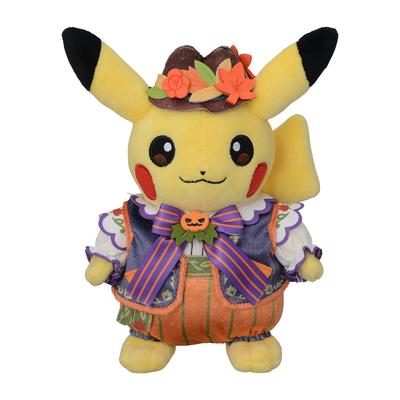 POKEMON Центр Оригинальный Мягкий Хэллоуин Праздник Урожая Пикачу 22.5×16×10.5(В×Ш×Гсм)
